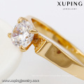 13958-Xuping Best Quality Simply Gold Ring Design For Weddings